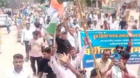 आरक्षण में वर्गीकरण के समर्थन में निकाली रैली