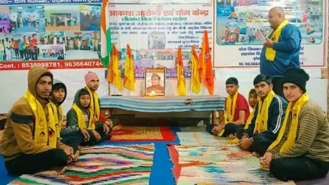 बलौदा में स्वतंत्रता सेनानी नेताजी सुभाष चंद्र बोस की जयंती मनाई