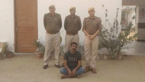 हत्या के आरोपी राजेन्द्र प्रसाद शर्मा ऊर्फ राजू को किया गिरफ्तार