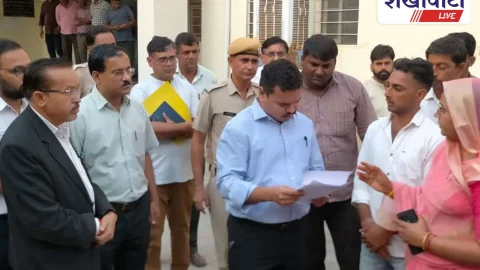 Churu News: कलक्टर अभिषेक सुराणा ने बीदासर तहसील का निरीक्षण किया
