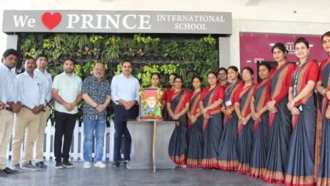 प्रिंस इंटरनेश्नल स्कूल में महात्मा ज्योतिबा फुले की 198वीं जयंती मनाई