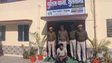 पांच हजार रू के ईनामी बदमाश रजनीश डारा को किया गिरफ्तार