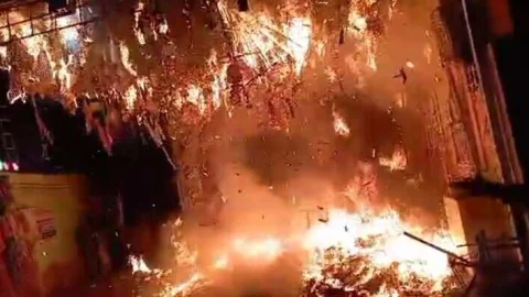 Video : रींगस के प्राचीन श्याम मंदिर में आग लगने को लेकर खबर