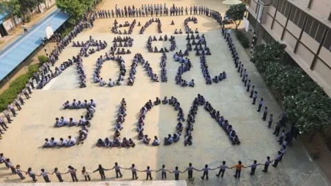 ज्योति विद्यापीठ में हुआ मतदाता जागरूकता हेतु विभिन्न गतिविधियों का आयोजन