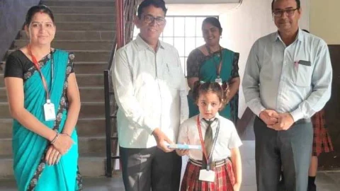 न्यू राजस्थान में प्रवेशोत्सव धूमधाम से मनाया गया