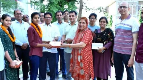 ज्योति जांगिड़ ने 91.80 प्रतिशत के साथ किया स्कूल टॉप