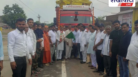 मंड्रेला से बाबा रामदेवरा के लिए पांच दिवसीय विशाल भंडारा रवाना