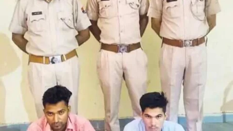 बीदासर : चोरी के दो आरोपी गिरफ्तार