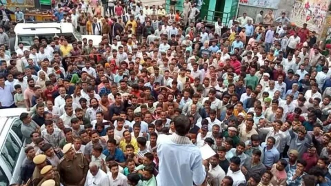 खाटूश्यामजी से बड़ी खबर : अतिक्रमण हटाने के खिलाफ उतरे व्यापारी