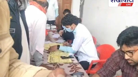 ढूकिया हॉस्पीटल झुंझुनू द्वारा निःशुल्क स्वास्थ्य शिविर में 168 मरीज लाभान्वित