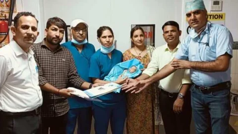 लावारिस मिले नवजात का नाम कान्हा रखा