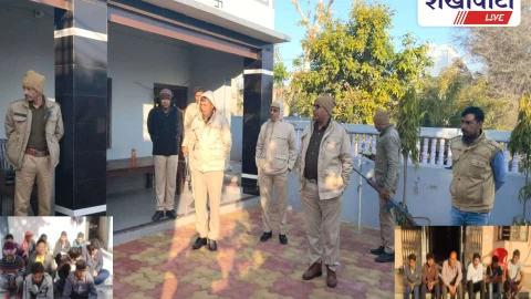 Jhunjhunu: पुलिस का एरिया डोमिनेशन अभियान, 103 अपराधी गिरफ्तार