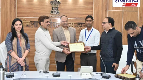 Jhunjhunu News: संयुक्त मुख्य निर्वाचन आयुक्त एमएन तिवारी का दौरा