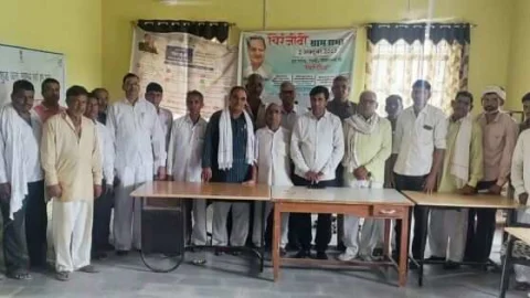 कांग्रेस प्रदेश सचिव रणधीर सिंह बुडानिया का जीणी में हुआ स्वागत