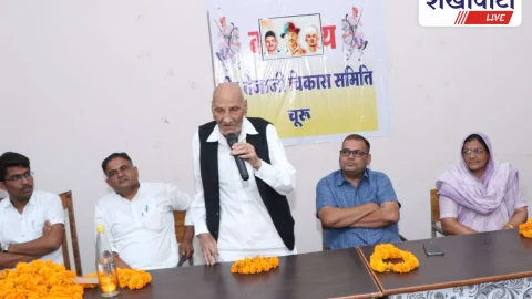 लालासर के युवाओं का सम्मान, कोठारी बोले—युवाशक्ति से बदलाव संभव