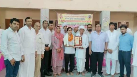 सूरजगढ़ में नवयुवक चरित्र निर्माण योग प्रशिक्षण एवं संस्कार शिविर का समापन