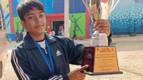 चूरू की बेटी राज कंवर ने बेहतरीन खेल दिखाया