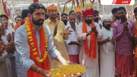 किशोरपुरा श्रीराम महायज्ञ में पूर्णाहूति संपन्न, 57 लाख आहुतियां