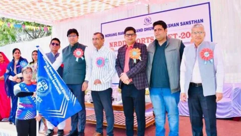 एन.आर.डी.डी. स्पोर्ट्स मीट 2025 का हुआ भव्य शुभारम्भ