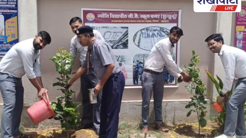 Bagar News – ज्योति विद्यापीठ स्कूल में पर्यावरण दिवस पर पौधारोपण