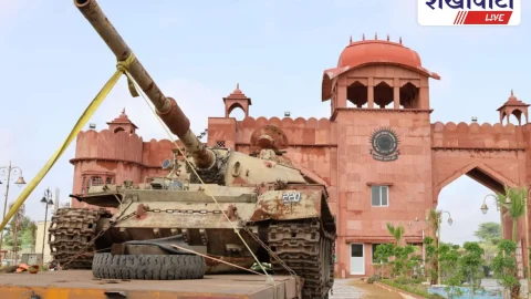 Sikar News: भारतीय सेना ने शेखावाटी विवि को दिया टी-55 टैंक तोहफा