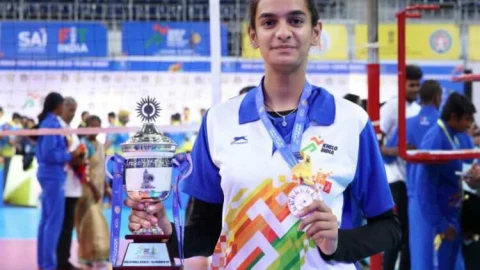 प्रिंस इंटरनेशनल की छात्रा सृष्टि का राष्ट्रीय बॉलीबॉल टीम में चयन