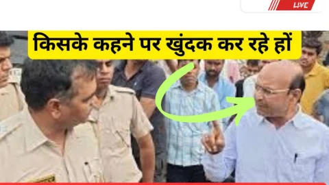 Video : झुंझुनू में थानेदार और चैयरमेन की हुई – तू तू – मैं मैं