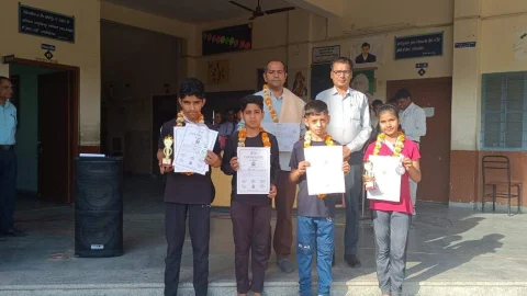 ज्योति विद्यापीठ की चारवी एवं आयुष हुए सिल्वर मेडल से सम्मानित