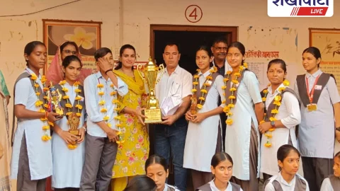 बालिकाओं का तीरंदाजी में राज्य स्तर पर चयन