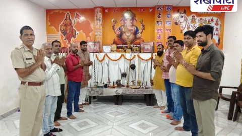 झुंझुनूं में विजयदशमी पर शस्त्र पूजन, गौ संस्थान में आयोजन