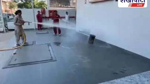 Sikar News: अस्पताल में अग्निशमन मॉक ड्रिल, दमकल टीम की त्वरित कार्रवाई