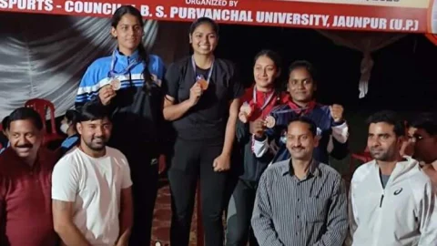 जेजेटी की छात्रा ने ऑल इंडिया इंटर यूनिवर्सिटी स्पर्धा में सिल्वर मैडल जीता