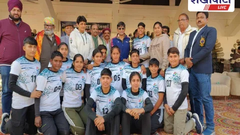 क्रीड़ा परिषद चूरू ने सीनियर महिला कबड्डी में ब्रांज मेडल जीता