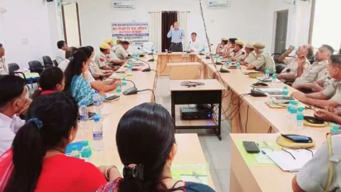 पुलिस लाइन सभागार में एक दिवसीय कार्यशाला आयोजित