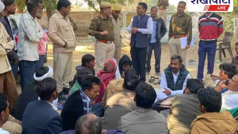 बीदासर में नाबालिग हत्या मामले को लेकर धरना जारी