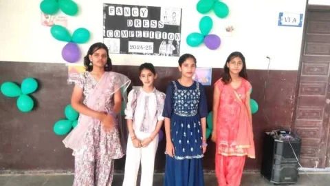 बैसाखी पर्व पर विद्यार्थियों ने सांस्कृतिक कार्यक्रमों की प्रस्तुति दी