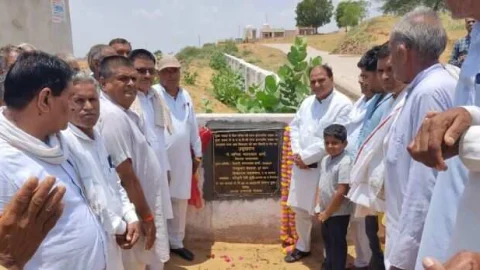 नैयासर में विधायक शर्मा ने विभिन्न विकास कार्यों का उद्घाटन