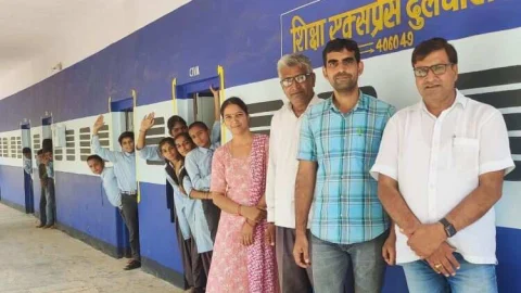 कर्मठता, कर्तव्यपरायणता से बदलाव की मिसाल बना रेलगाड़ी के स्वरुप का दुलचास स्कूल