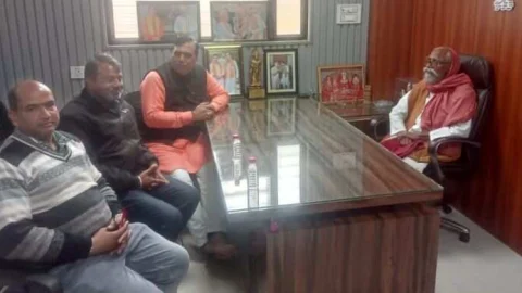 भाजपा प्रदेश मंत्री से हुई शिष्टाचार मुलाकात