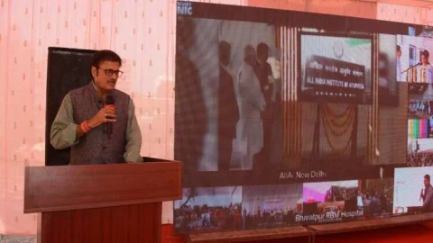 प्रधानमंत्री नरेंद्र मोदी ने किया चूरू के क्रिटिकल केयर ब्लॉक का शिलान्यास