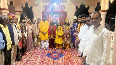 भाजपा नेता कमल कांत शर्मा व शिवभक्त सुभाष नायक का किया अभिनंदन