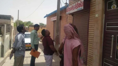 झोलाछाप डॉक्टरों की शिकायतों के सत्यापन पर निरीक्षण पर निकले बीसीएमओ