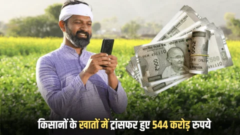 हरियाणा के किसानों के लिए बड़ी ख़ुशख़बरी, खातों में ट्रांसफर हुए 544 करोड़ रुपये