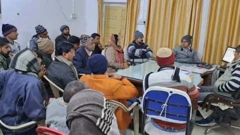 राशन डीलर्स को राशन कार्ड से जनआधार को मैपिंग करवाने का प्रशिक्षण