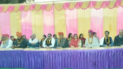 काजड़ा में भामाशाहों का हुआ सम्मान