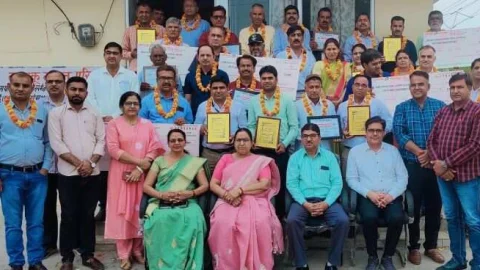 जिले की सर्वश्रेष्ठ एसएमसी व एसडीएमसी सम्मान समारोह का आयोजन