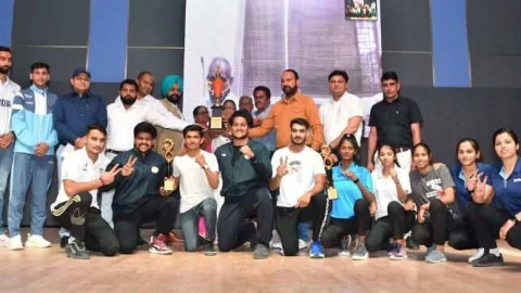 ऑल इंडिया क्वान की डो में चैंपियन बनी जेजेटी यूनिवर्सिटी