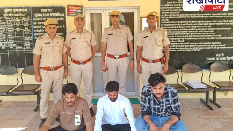 मंडावा में हत्या प्रयास के 9 माह से फरार तीन आरोपी गिरफ्तार