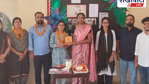 Sikar News: एम्स मदुरई में चयन पर आयुषी शर्मा का सम्मान