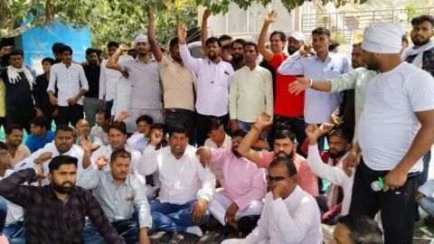 सैनी समाज के लोगों ने आरक्षण की मांग को लेकर भरी हुंकार